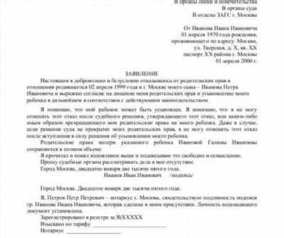 Как получить согласие супруга на отказ от родительских прав