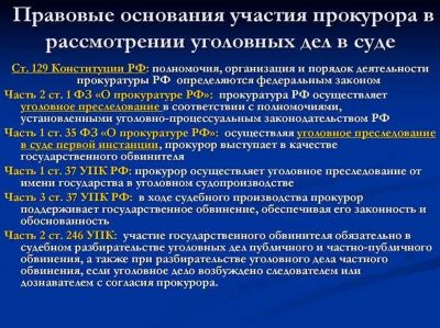 Ответственность прокурора за нарушение процедуры участия в административном деле