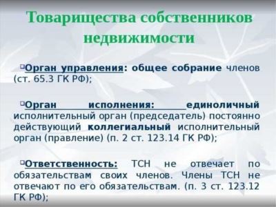 Товарищество собственников недвижимости и налогообложение