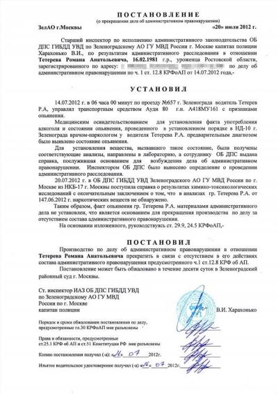 Формирование позиции по делу об административном правонарушении